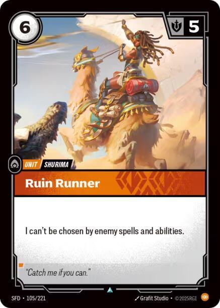 Ruin Runner 105 - Riftbound League of Legends SFD kart görseli