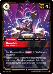 Rumble - Hotheaded 26 - Riftbound League of Legends SFD kart gorseli