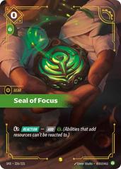 Seal of Focus 226 - Riftbound League of Legends SFD kart gorseli