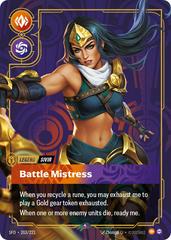 Sivir - Battle Mistress 203 - Riftbound League of Legends SFD kart gorseli