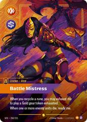 Sivir - Battle Mistress 250 - Riftbound League of Legends SFD kart gorseli