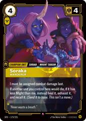 Soraka - Wanderer 173 - Riftbound League of Legends SFD kart gorseli