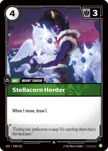 Stellacorn Herder 48 - Riftbound League of Legends SFD kart görseli