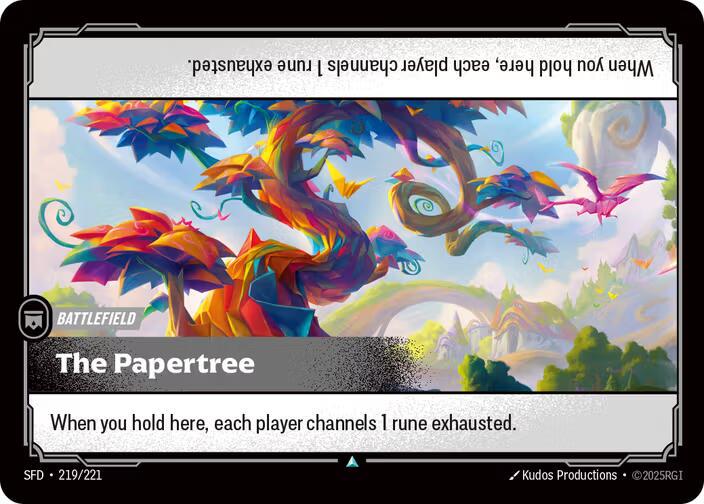 The Papertree 219 - Riftbound League of Legends SFD kart görseli
