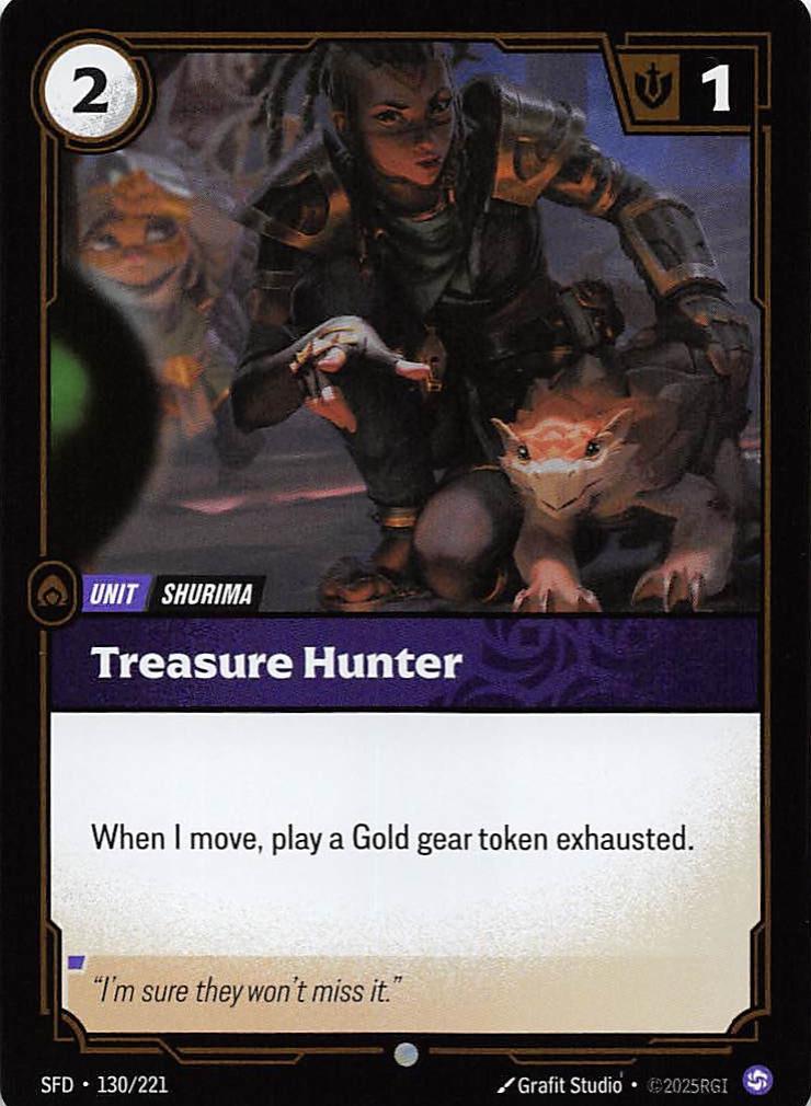 Treasure Hunter 130 - Riftbound League of Legends SFD kart görseli