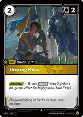 Unsung Hero 167 - Riftbound League of Legends SFD kart gorseli