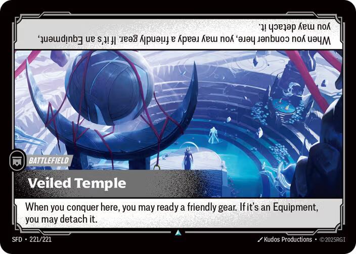 Veiled Temple 221 - Riftbound League of Legends SFD kart görseli
