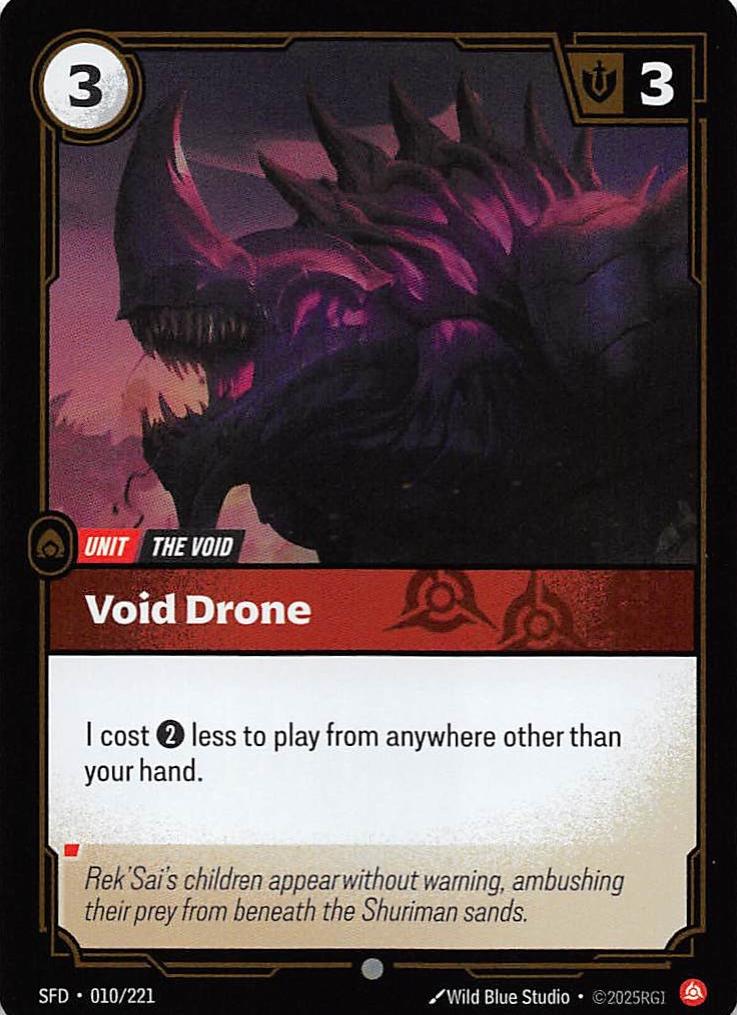 Void Drone 10 - Riftbound League of Legends SFD kart görseli
