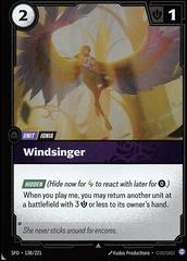 Windsinger 138 - Riftbound League of Legends SFD kart gorseli