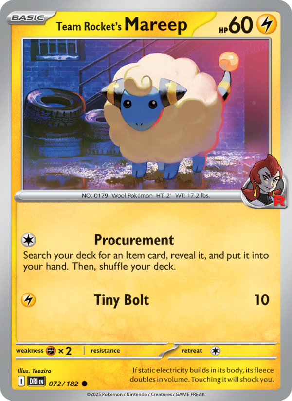 Team Rocket's Mareep