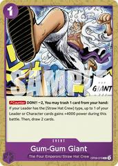 Gum-Gum Giant OP09-078 - ST26: Purple Monkey.D.Luffy kart gorseli