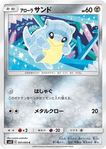 Alolan Sandshrew 51 - Alter Genesis kart gorseli