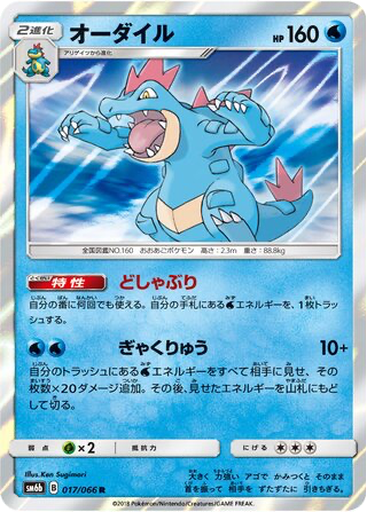 Feraligatr 17 - Champion Road kart gorseli