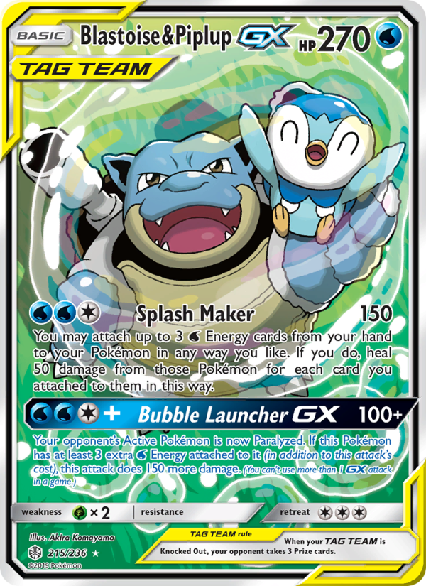 Blastoise & Piplup GX