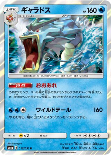 Gyarados 16 - Dragon Storm kart gorseli