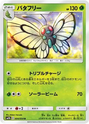Butterfree 4 - Full Metal Wall kart gorseli