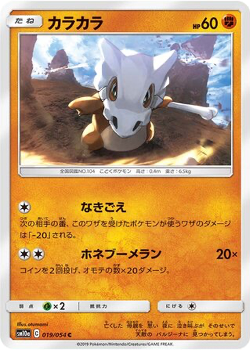 Cubone 19 - GG End kart gorseli