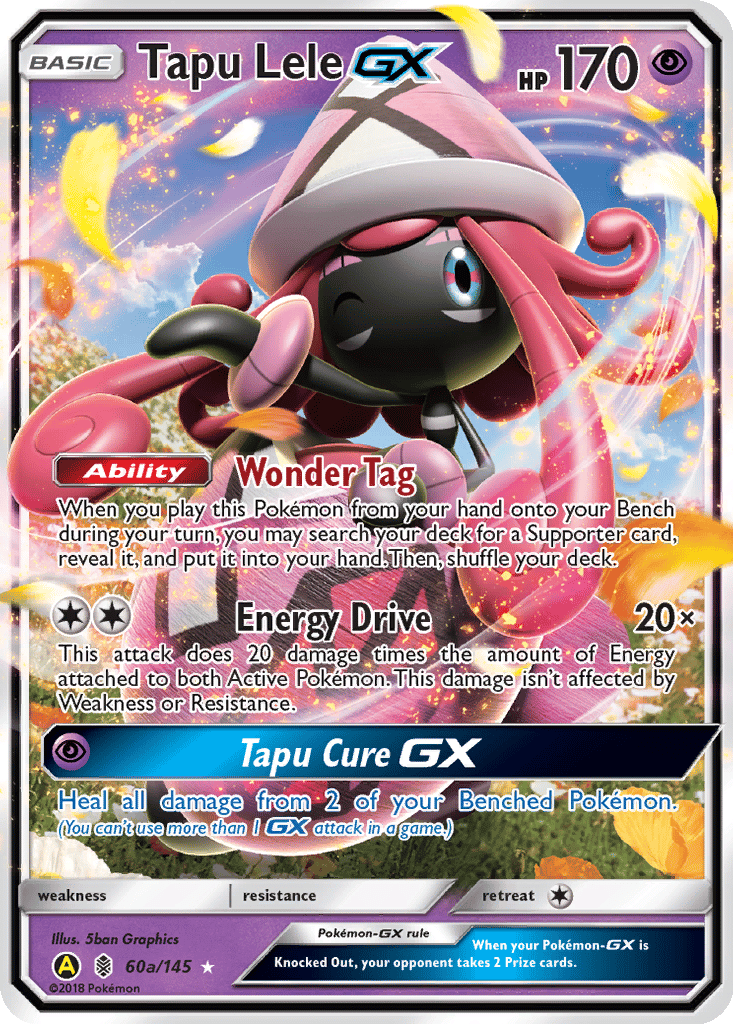 Tapu Lele GX 60a - Guardians Rising kart görseli
