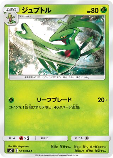 Grovyle 3 - Sky-Splitting Charisma kart gorseli