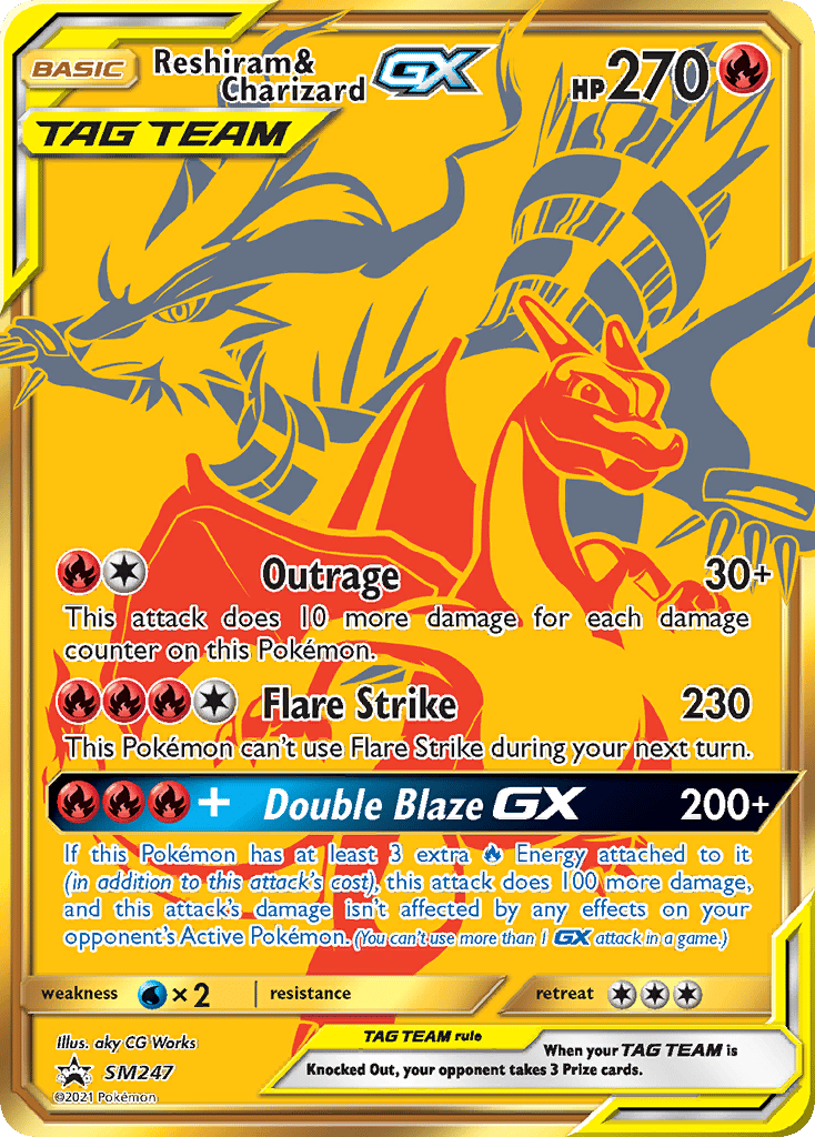 Reshiram & Charizard GX