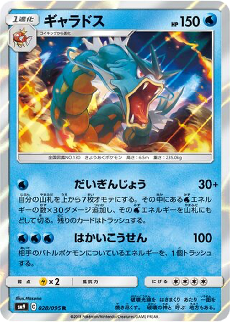 Gyarados 28 - Tag Bolt kart görseli