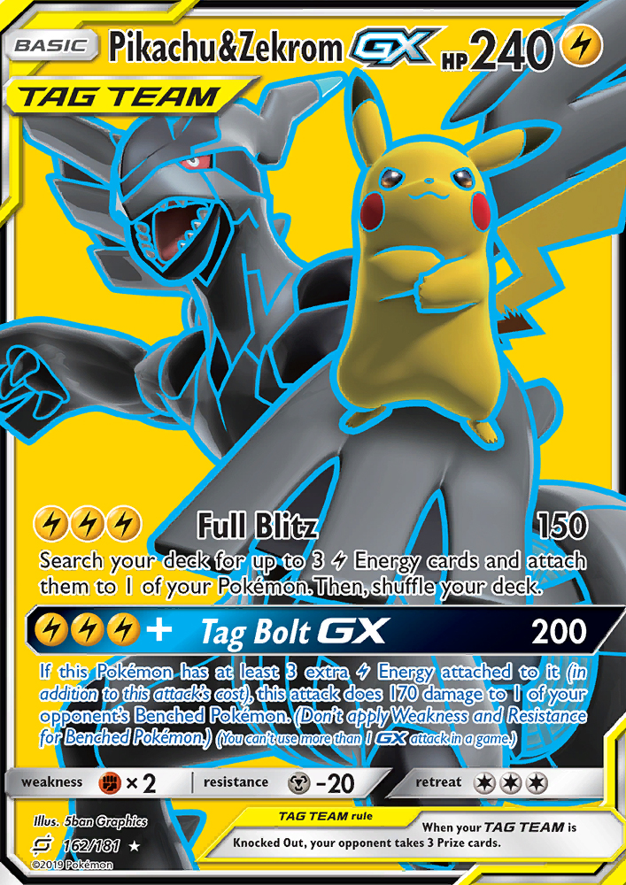 Pikachu & Zekrom GX
