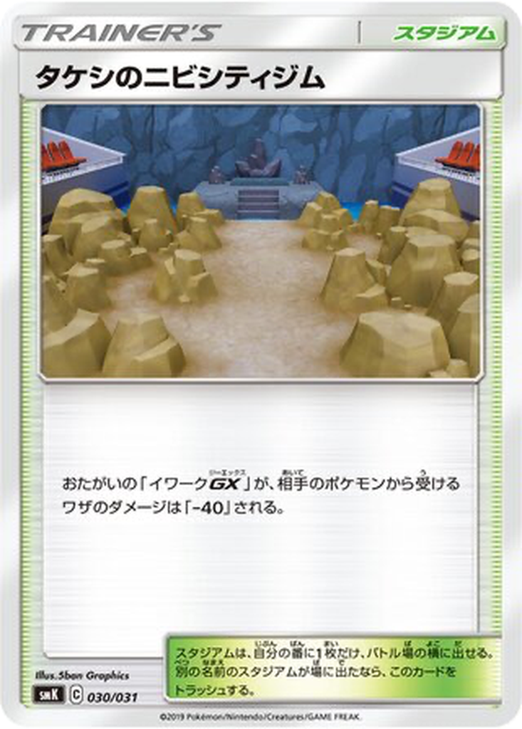 Brock's Pewter City Gym 30 - Trainer Battle Decks kart görseli