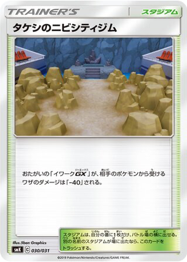 Brock's Pewter City Gym 30 - Trainer Battle Decks kart gorseli
