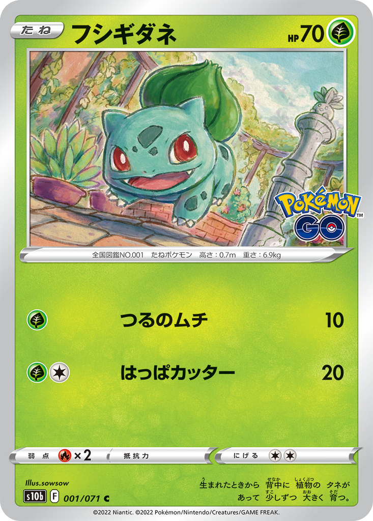 Bulbasaur 1 - Pokemon GO kart görseli