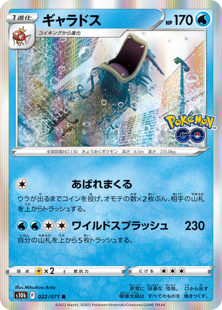 Gyarados 22 - Pokemon GO kart görseli