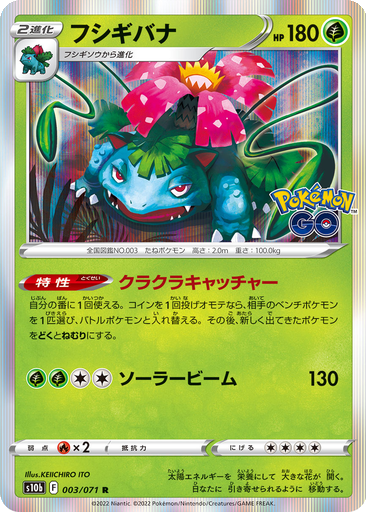 Venusaur 3 - Pokemon GO kart gorseli