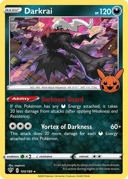 Darkrai [Holo] 105 - Pokemon Trick or Trade 2022 kart görseli