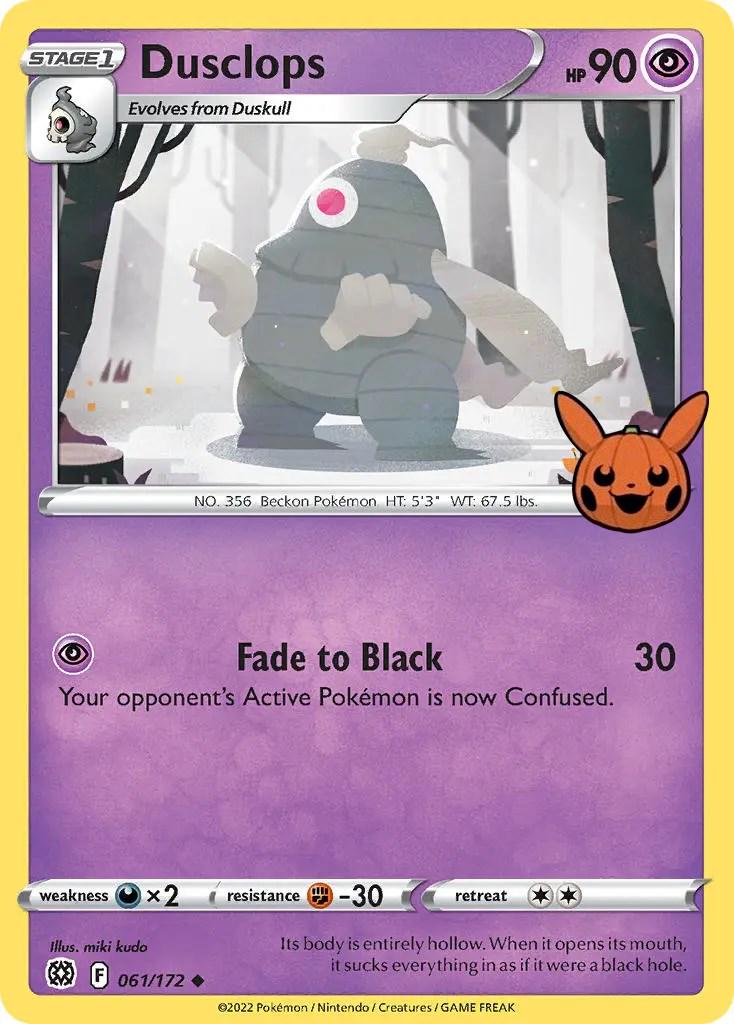 Dusclops 61 - Pokemon Trick or Trade 2022 kart görseli