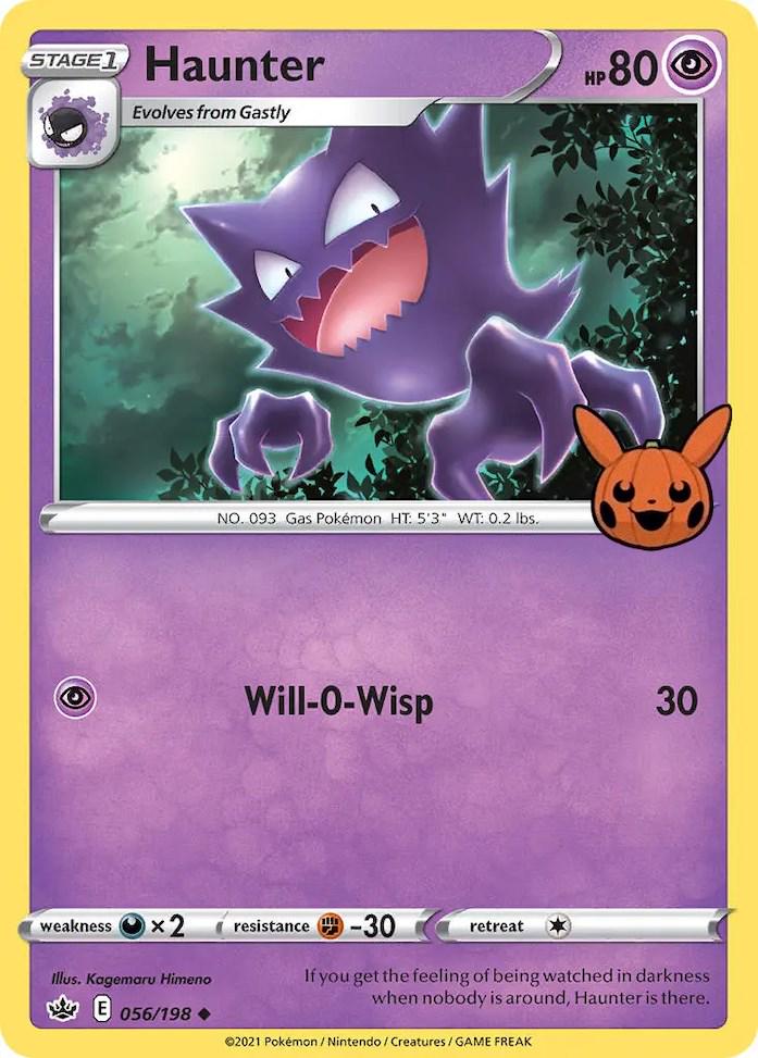Haunter 56 - Pokemon Trick or Trade 2022 kart görseli