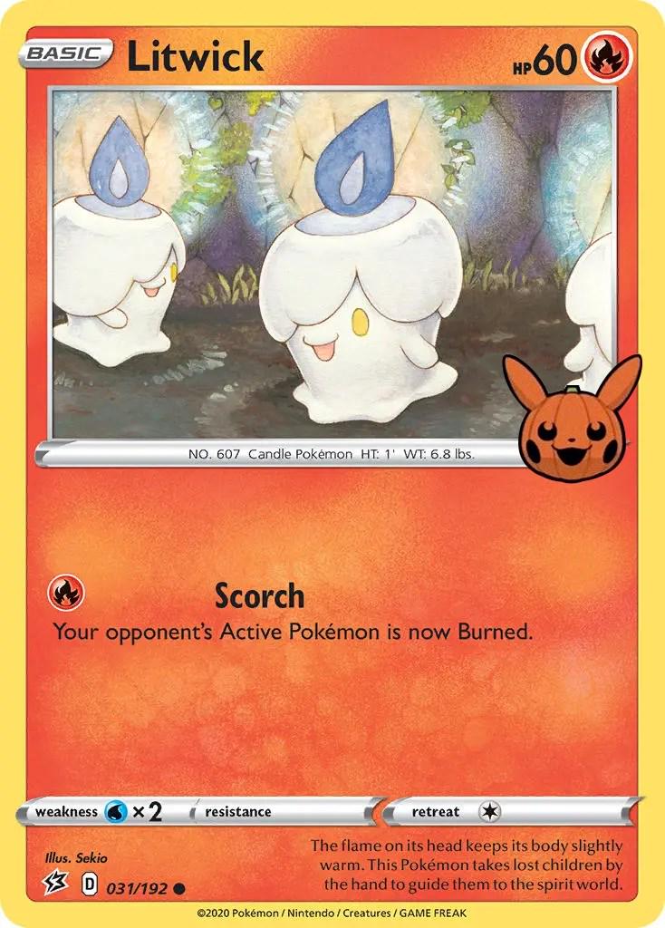 Litwick 31 - Pokemon Trick or Trade 2022 kart görseli