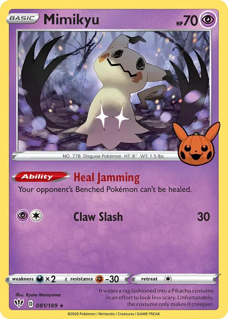 Mimikyu 81 - Pokemon Trick or Trade 2022 kart görseli