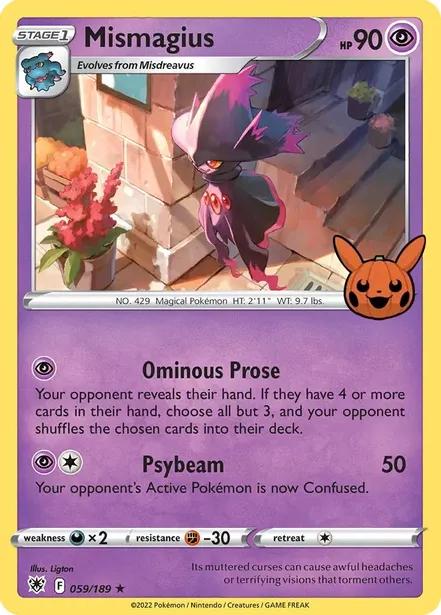 Mismagius [Holo] 59 - Pokemon Trick or Trade 2022 kart görseli