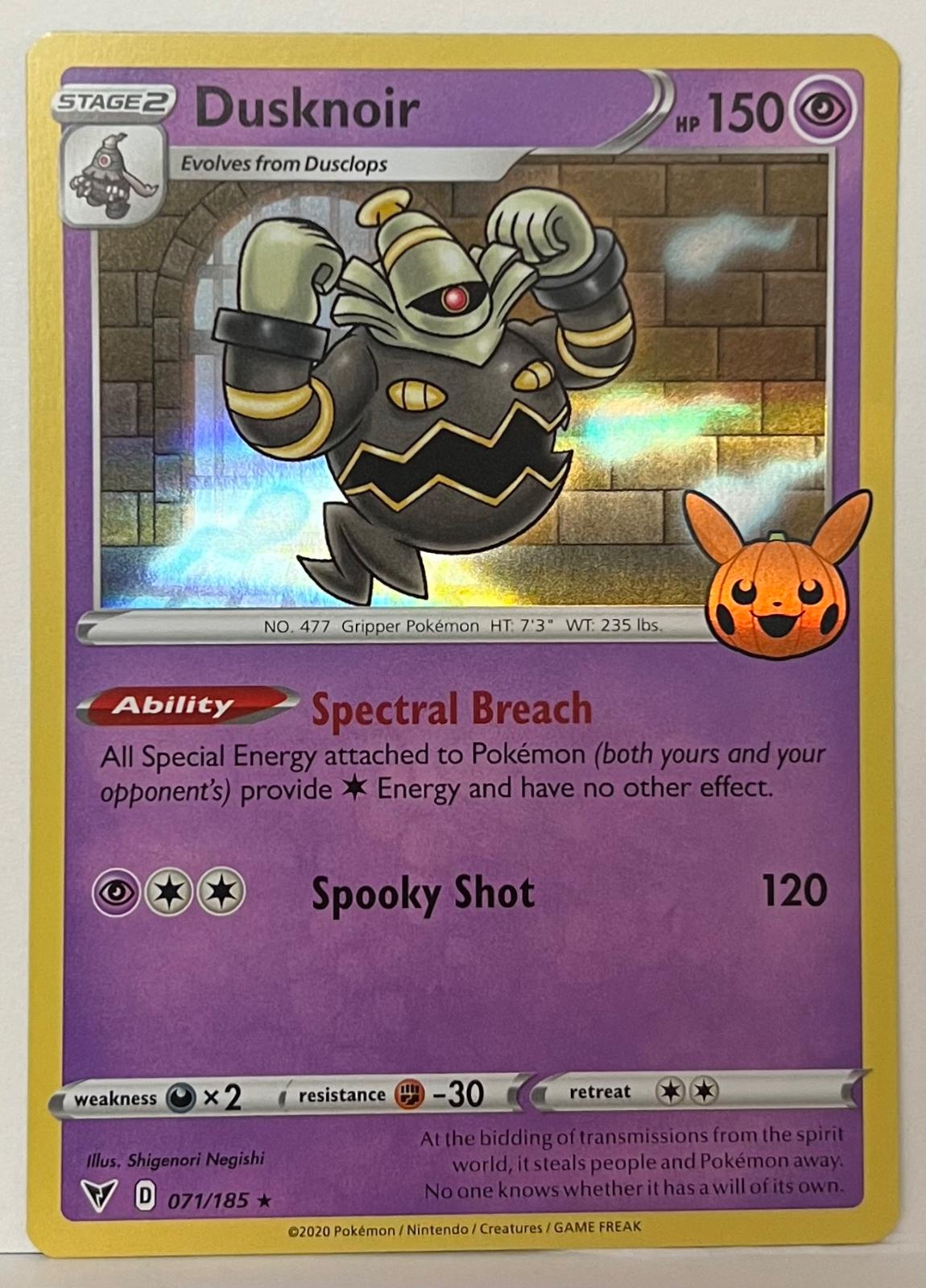 Dusknoir [Holo] 71 - Pokemon Trick or Trade 2023 kart görseli