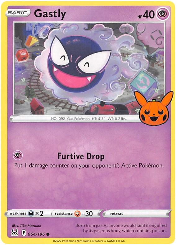Gastly 64 - Pokemon Trick or Trade 2023 kart görseli