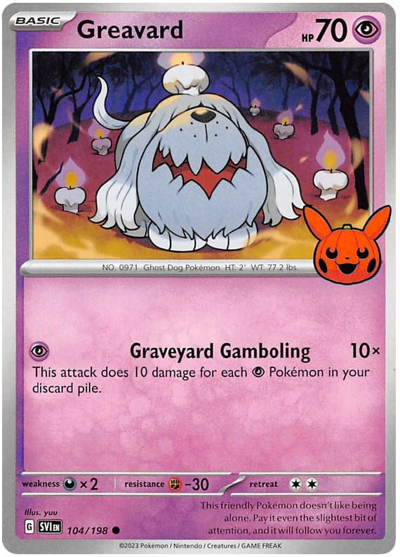 Greavard 104 - Pokemon Trick or Trade 2023 kart görseli