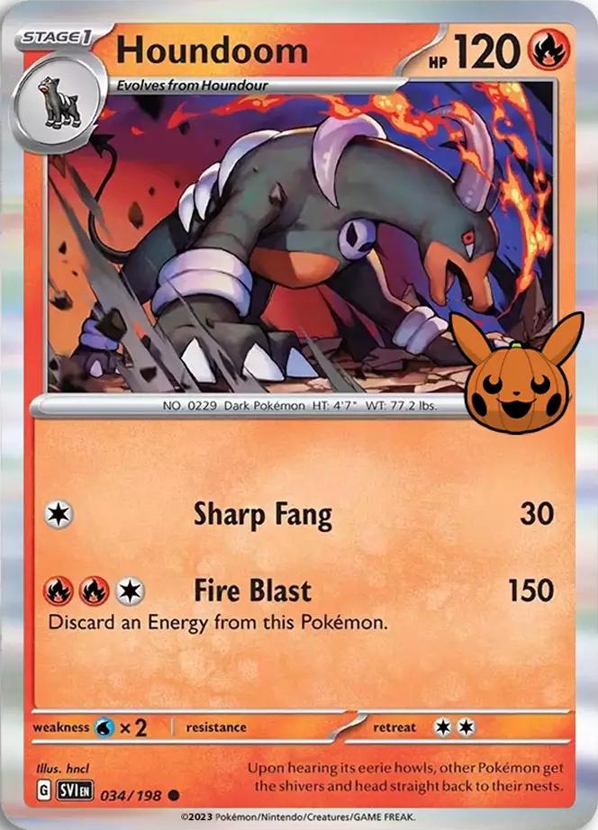 Houndoom [Holo] 34 - Pokemon Trick or Trade 2023 kart görseli