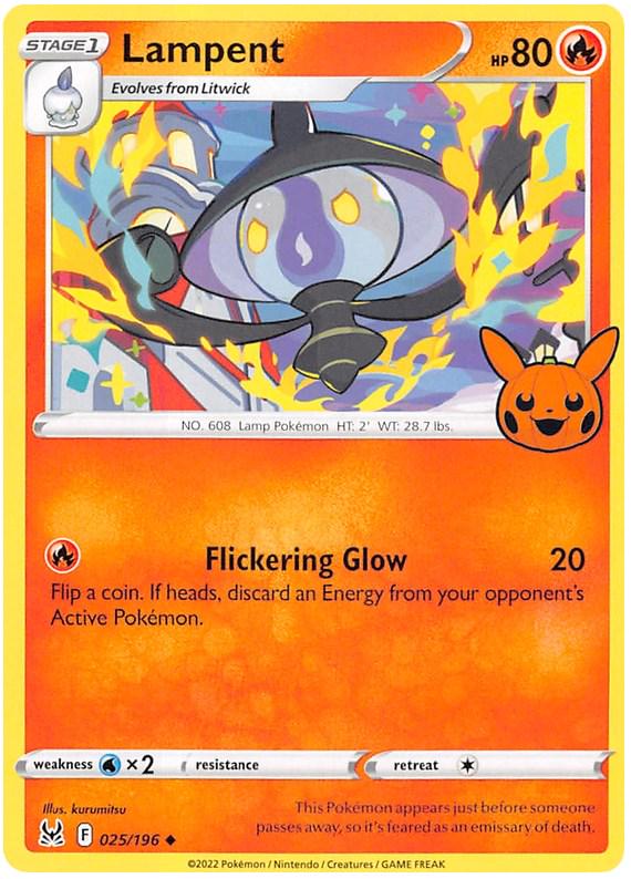Lampent 25 - Pokemon Trick or Trade 2023 kart görseli
