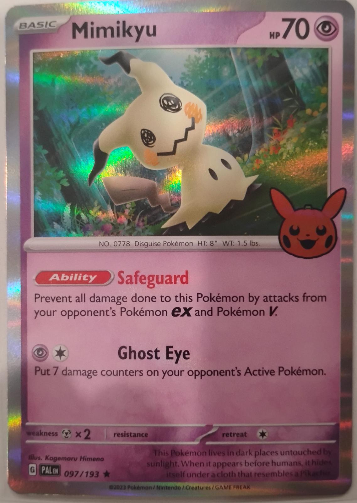 Mimikyu [Holo] 97 - Pokemon Trick or Trade 2023 kart görseli