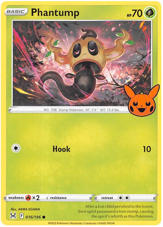 Phantump 16 - Pokemon Trick or Trade 2023 kart görseli