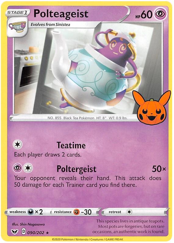 Polteageist 90 - Pokemon Trick or Trade 2023 kart görseli
