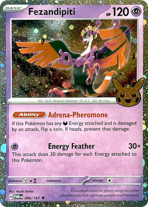 Fezandipiti 96 - Pokemon Trick or Trade 2024 kart görseli