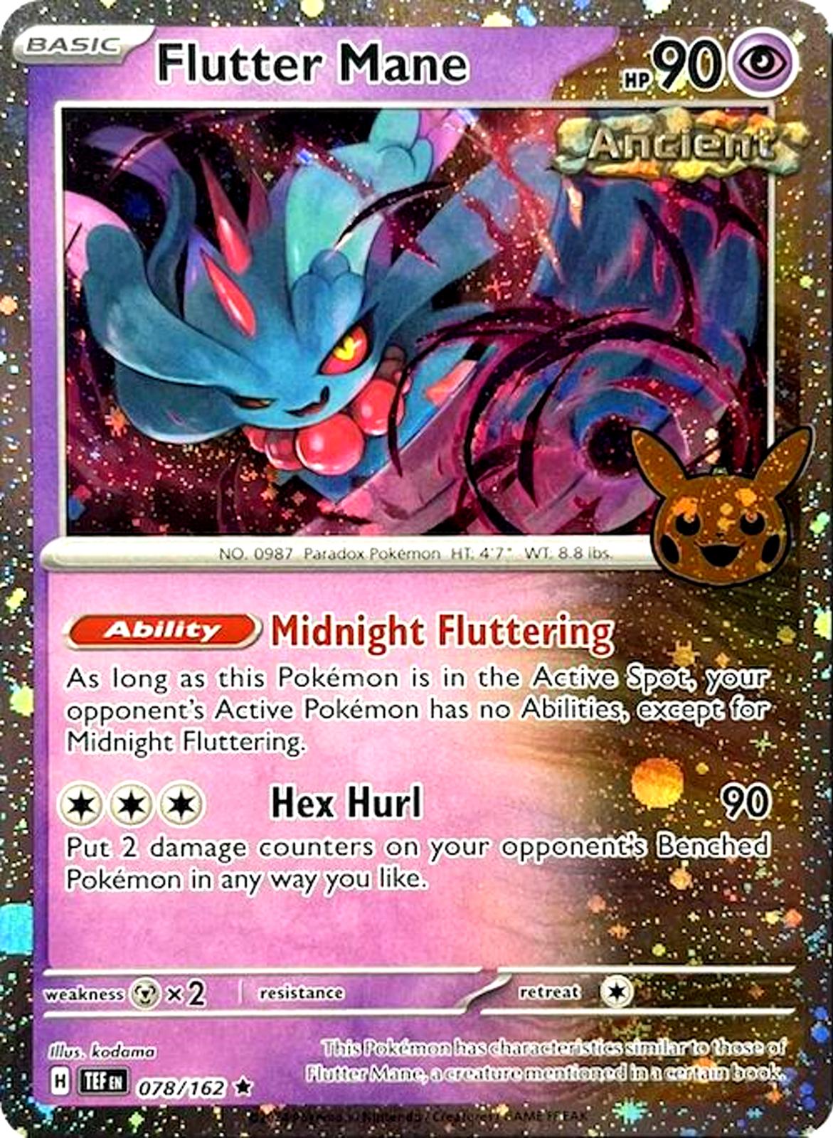 Flutter Mane 78 - Pokemon Trick or Trade 2024 kart görseli