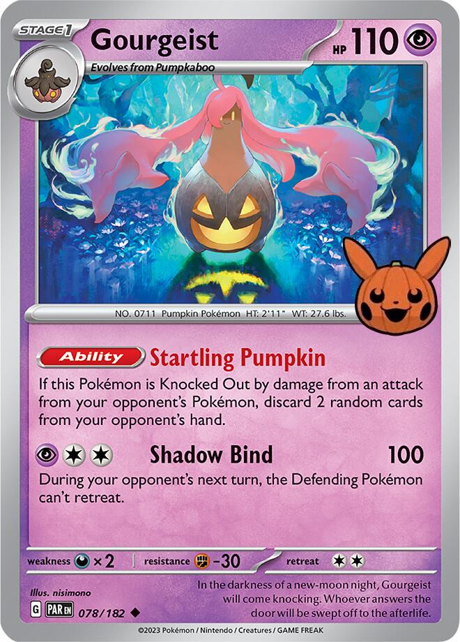 Gourgeist 78 - Pokemon Trick or Trade 2024 kart görseli