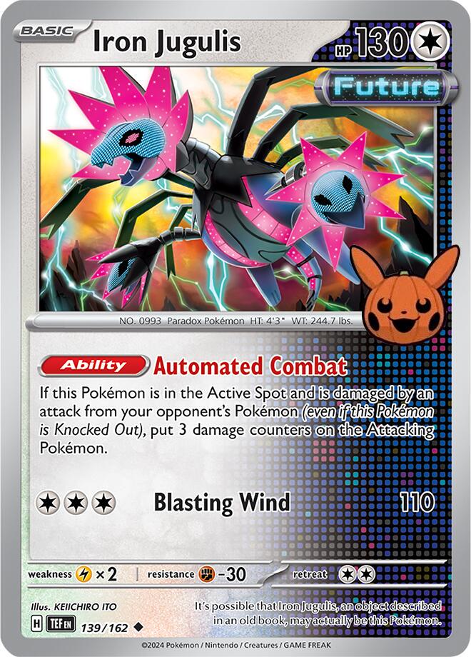 Iron Jugulis 139 - Pokemon Trick or Trade 2024 kart görseli