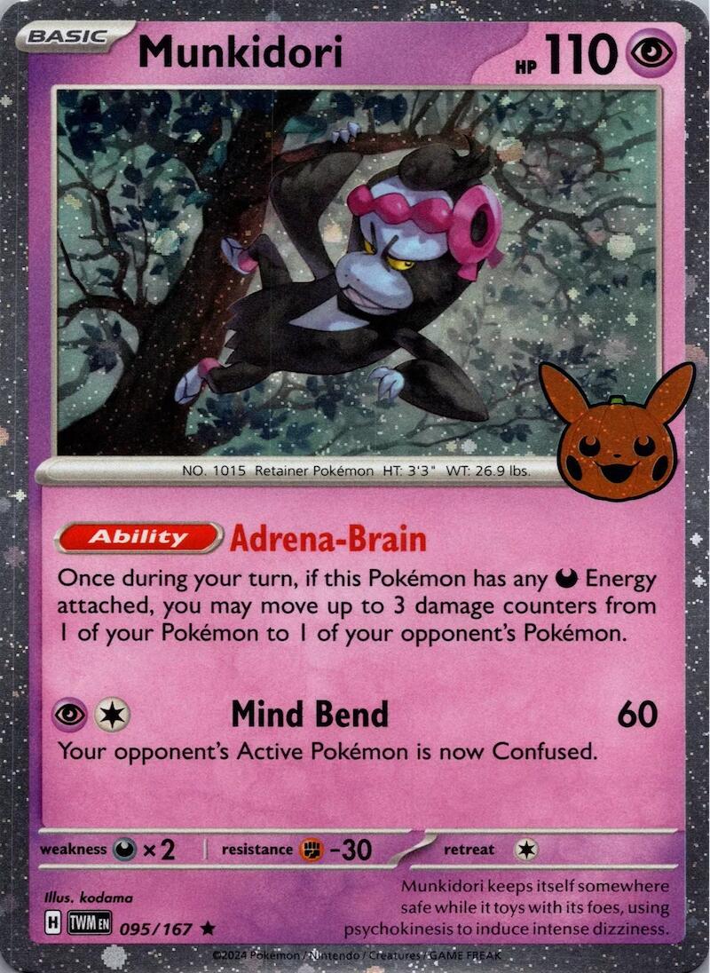 Munkidori 95 - Pokemon Trick or Trade 2024 kart görseli